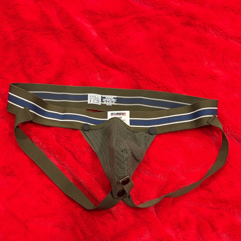 CellBlock13 Tight End 2" Snap Up Jockstrap - XL (34-36” waist) - Picture 3 of 5